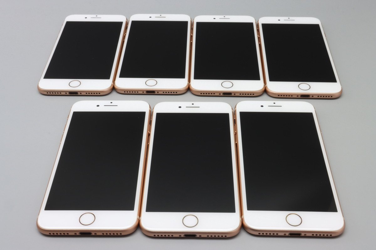 Apple iPhone8 64GB Gold 7台セット A1906 MQ7A2J/A NQ7A2J/A □au