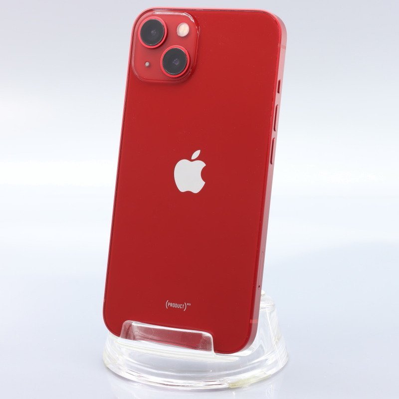Apple iPhone13 128GB (PRODUCT)RED A2631 MLNF3J/A バッテリ100% ■SIMフリー★Joshin2492【1円開始・送料無料】_画像1