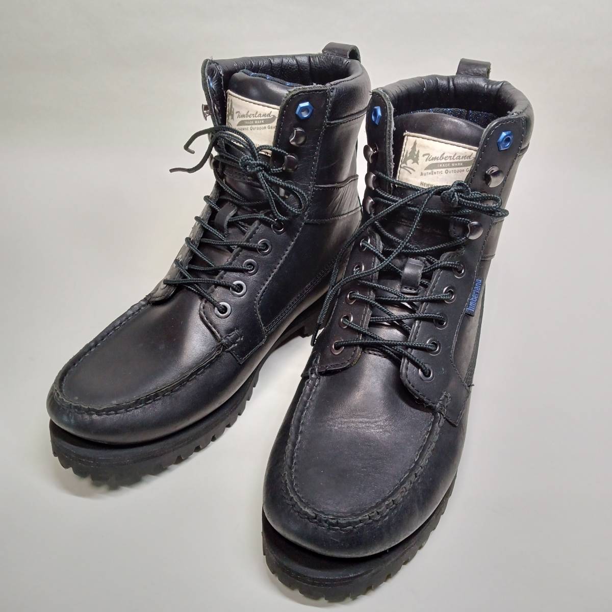 Timberland★お買い得　ティンバーランド　スノーブーツ　本革　黒★USED_画像1