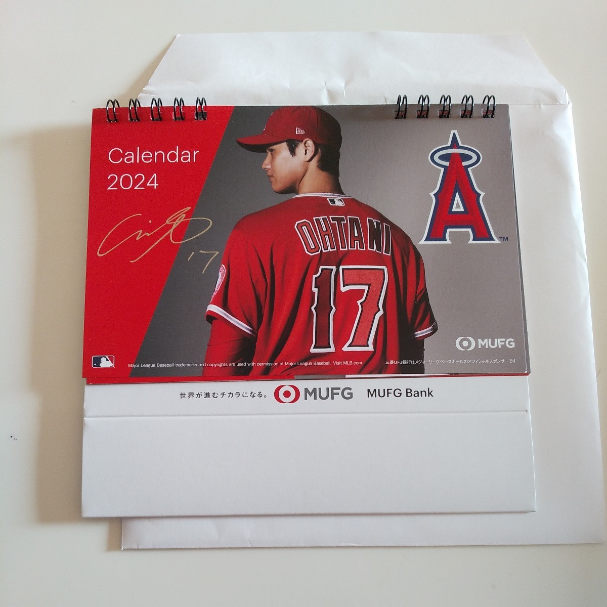 2024 大谷さん 卓上カレンダー エンゼルスヾ(^▽^)ノ貴重！_画像1