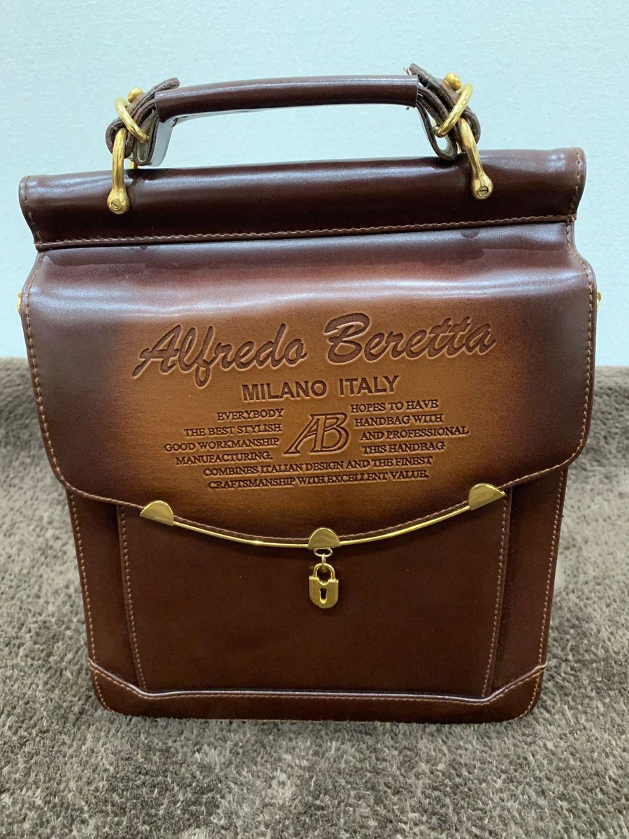 訳あり】 ALFREDO BERETTA アルフレッドベレッタ ハンドバッグ 訳あり】 ALFREDO BERETTA アルフレッドベレッタ ハンドバッグ