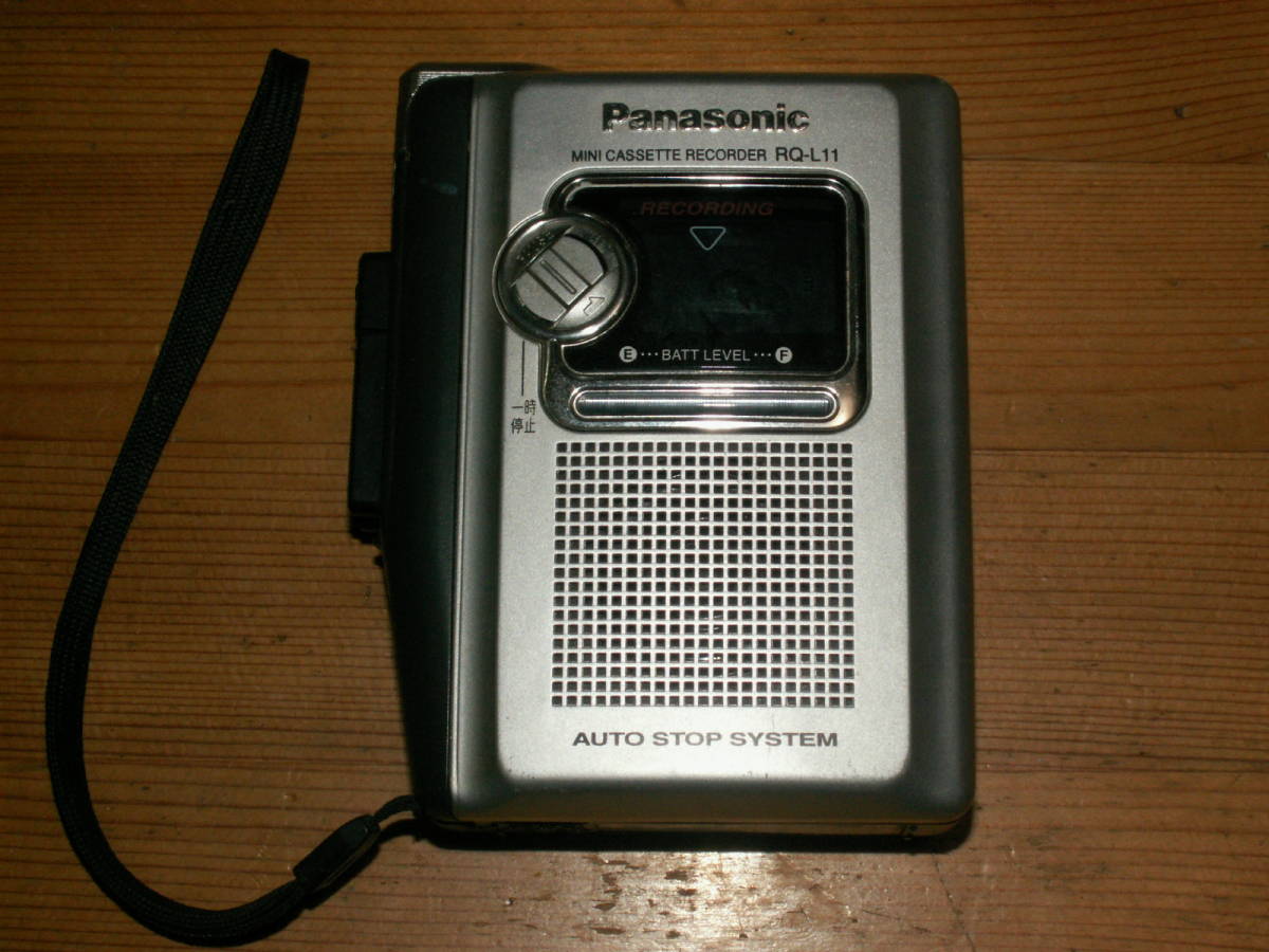 Panasonic モノラルカセットテープレコーダー RQ-L11_画像1