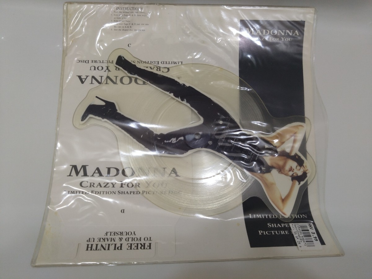 LP EP レコード　MADONNA Crazy For You ピクチャーレコード_画像2