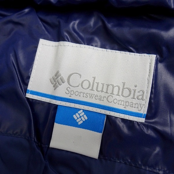 □Columbia コロンビア 新品 定2.6万 スタンドカラー ダウンジャケット インナーダウン アウトドアウェア YMG004 464 90/S ▲024▼kkf240co_画像6