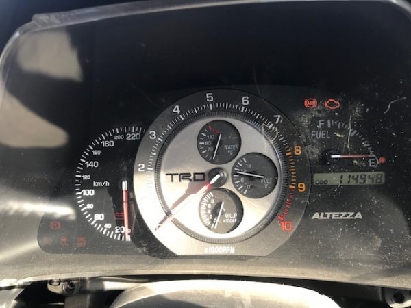 アルテッツァ　TRD　メーター　MT用　中古　希少_画像1