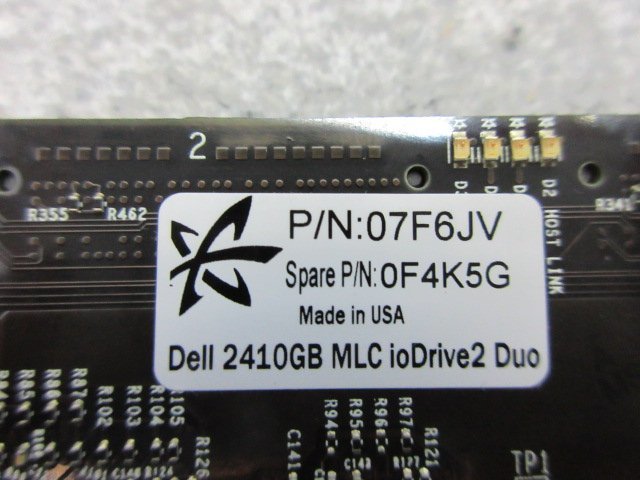 Fusion-io ioDriveII Duo 2410GB Dell製 7F6JV 2個セット_画像2