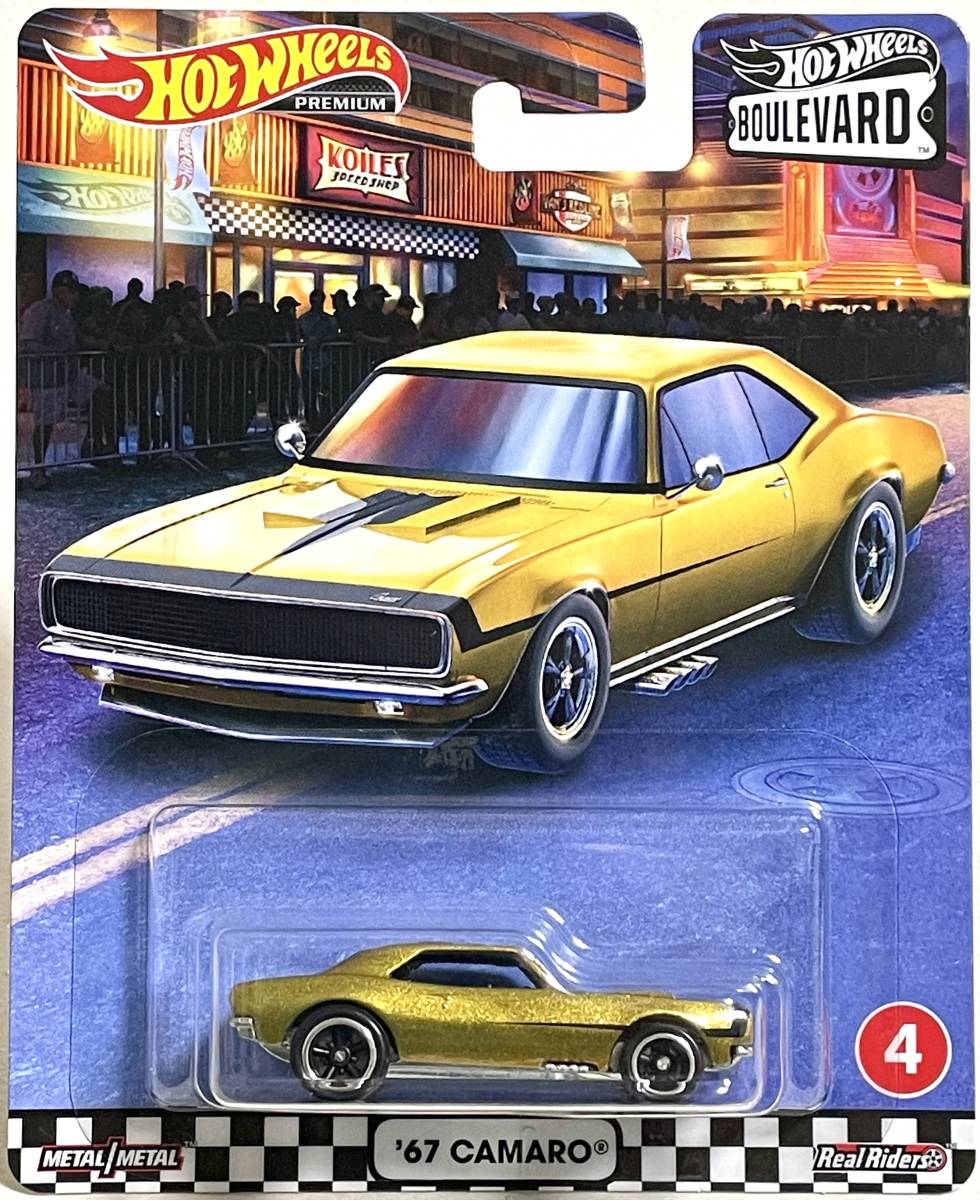 ホットウィール（ HOT WHEELS ）PREMIUM【 BOULEVARD 】4　1967 シボレー カマロ_画像1