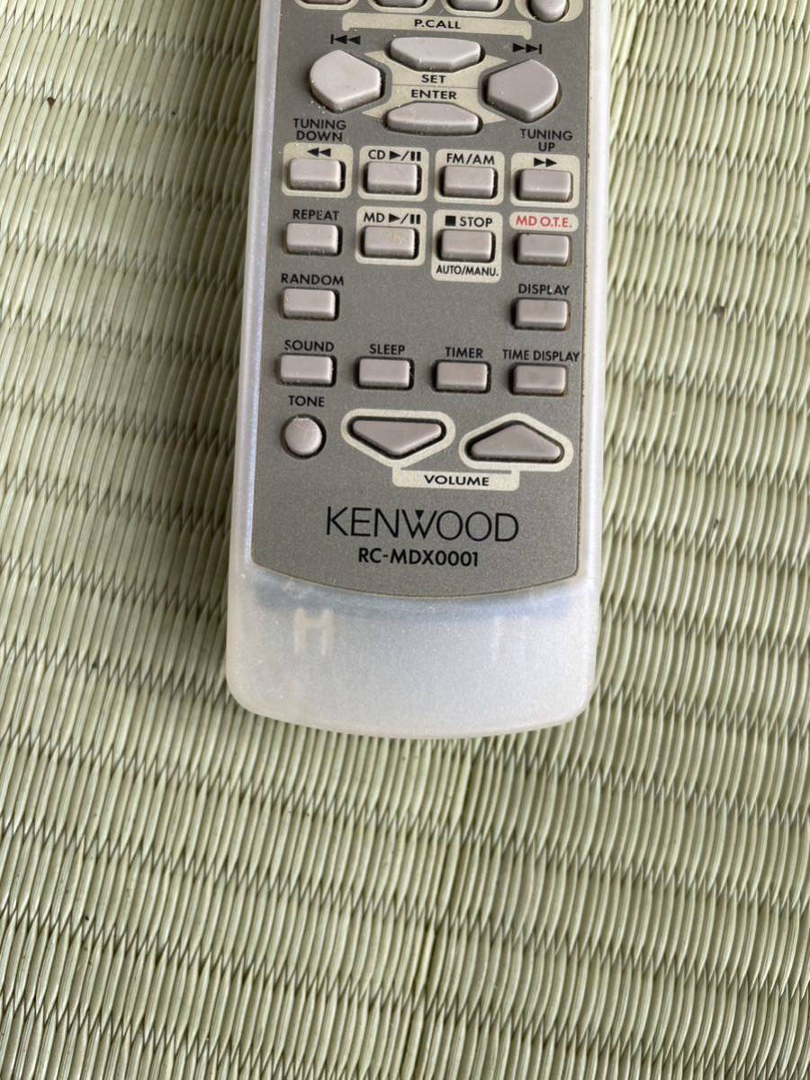 KENWOOD オーディオ RC-MDX0001【動作未確認】_画像2