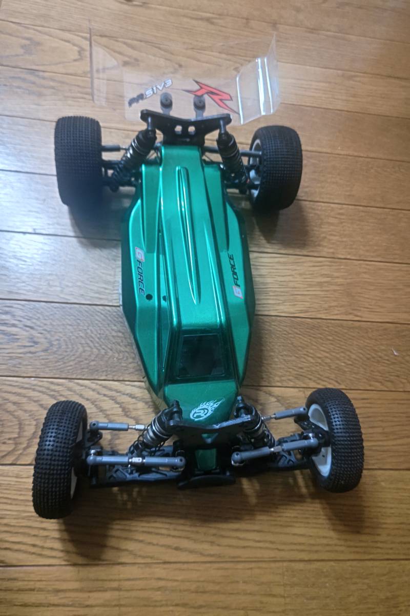 PR RACING PRS1V3FM V3R EVO組立済み ステアリングサーボ付 未走行_画像1