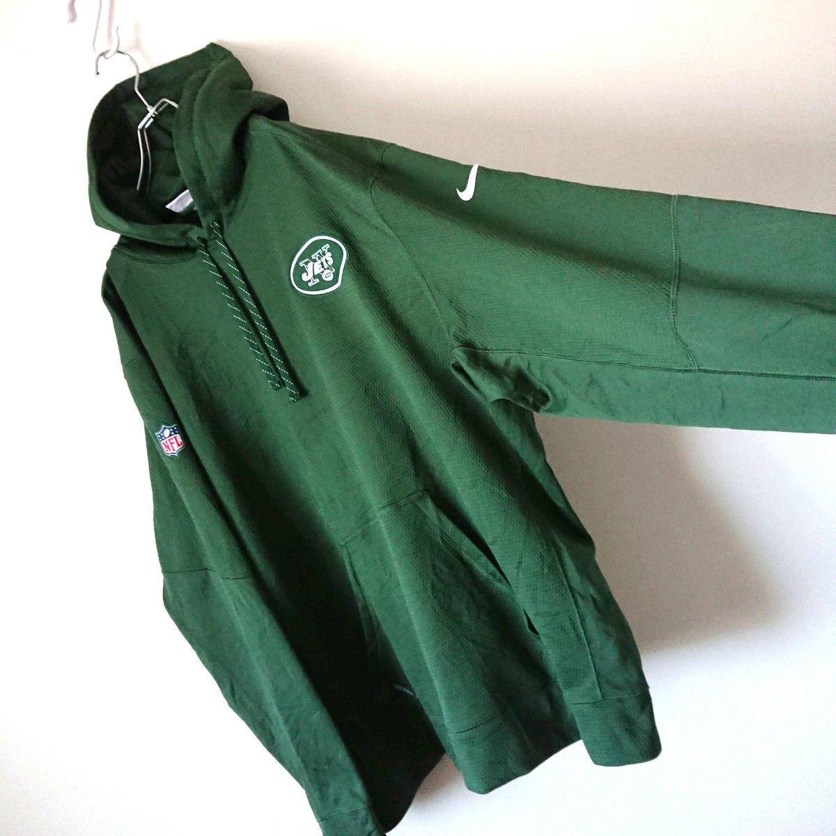 NIKE ナイキ × NFL New York Jets ニューヨークジェッツ 緑色 パーカー フーディー プルオーバー アウター