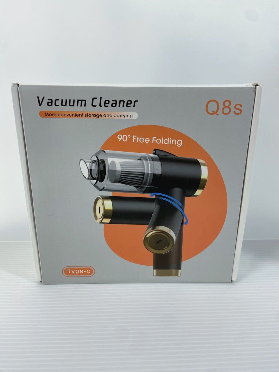 Q8Sハンディクリーナー コードレスクリーナー 車載掃除機 Vacuum Cleaner 美品 USB Type-C 箱付き の画像1
