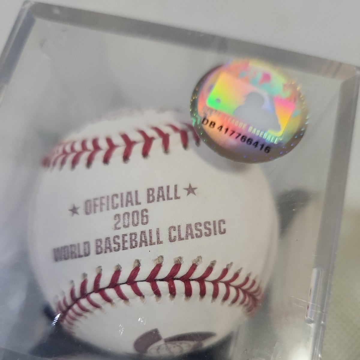 ワールドベースボールクラシック2006年試合球　未開封保管品　WBC　王貞治監督世界一　侍ジャパン　野球日本代表 ローリングス 公式球_画像2