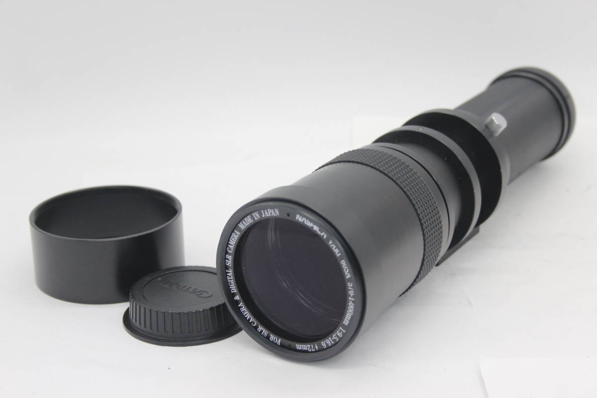 【返品保証】 Nashica Vari 60SA 570-1000mm F9.5-16.6 For SLR Camera 三脚座付き レンズ s3837