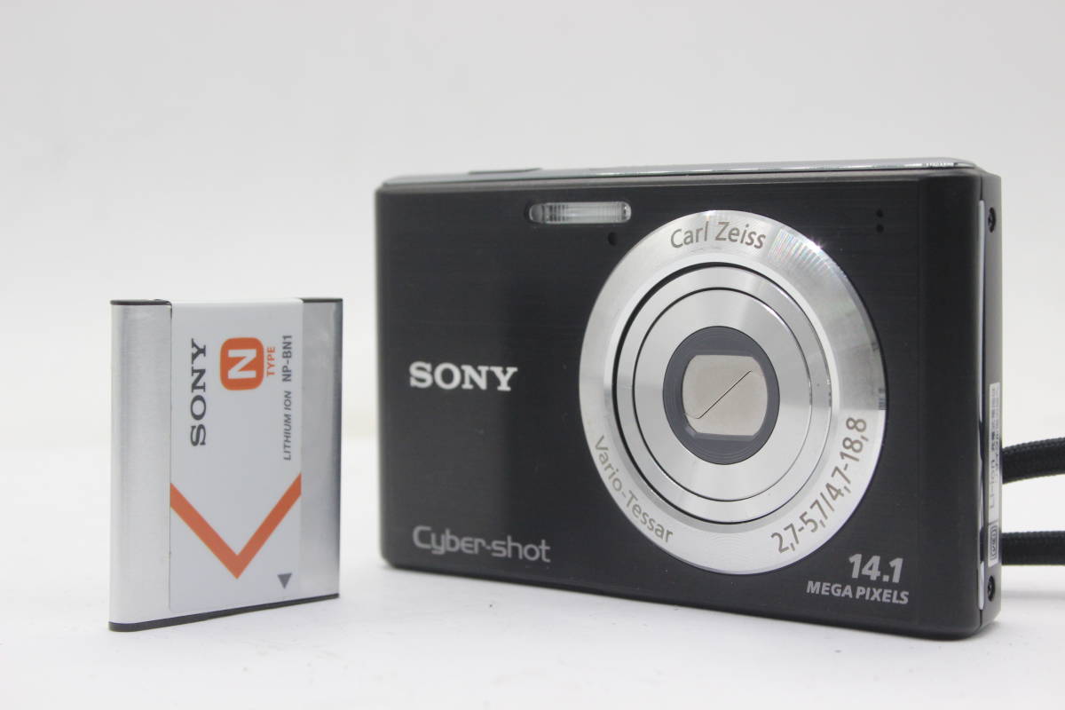 【返品保証】 ソニー Sony Cyber-shot DSC-W550 ブラック 4x バッテリー付き コンパクトデジタルカメラ s3907