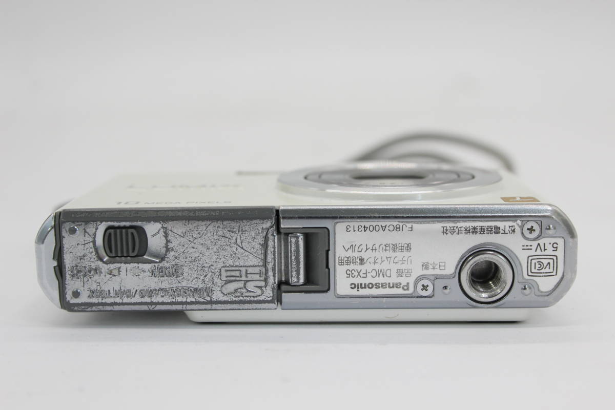 【返品保証】 【元箱付き】パナソニック Panasonic Lumix DMC-FX35 ホワイト バッテリー チャージャー付き コンパクトデジタルカメラ s4700_画像7