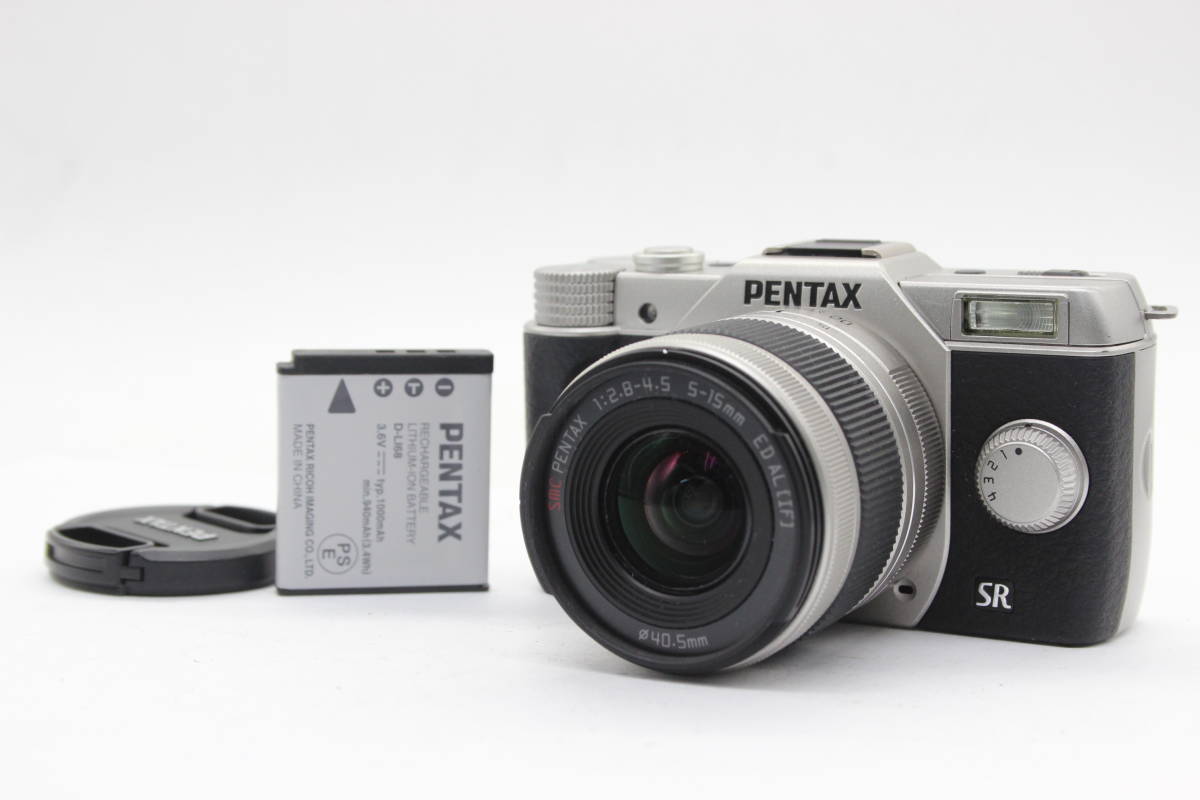 【返品保証】 ペンタックス Pentax Q10 SR smc 5-15mm F2.8-4.5 バッテリー付き ミラーレス一眼 s4743_画像1