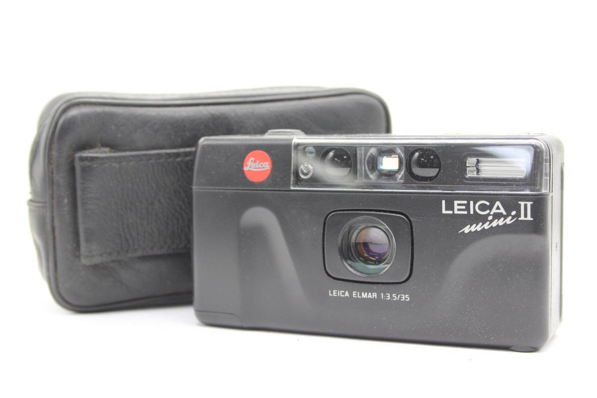 【返品保証】 ライカ Leica mini II Elmar 35mm F3.5 コンパクトカメラ s4764