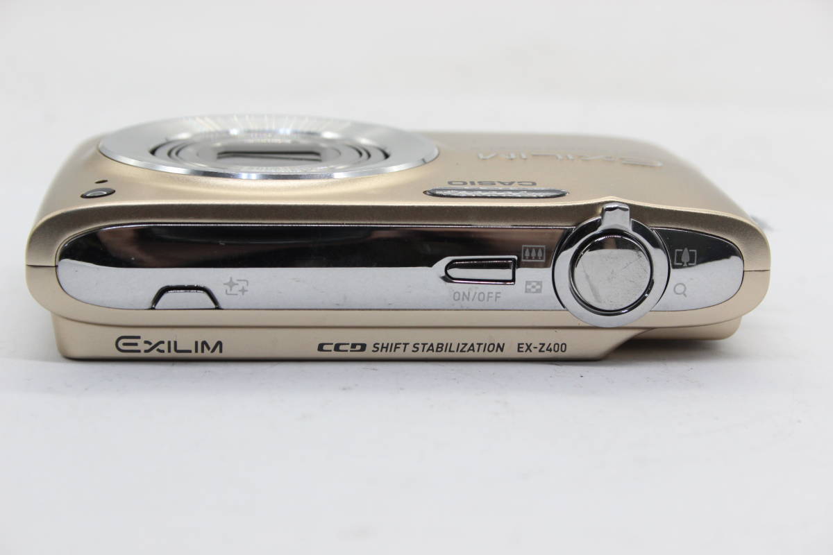 【美品 返品保証】 【元箱付き】カシオ Casio Exilim EX-Z400 ゴールド 4x バッテリー チャージャー付き コンパクトデジタルカメラ s4943_画像6