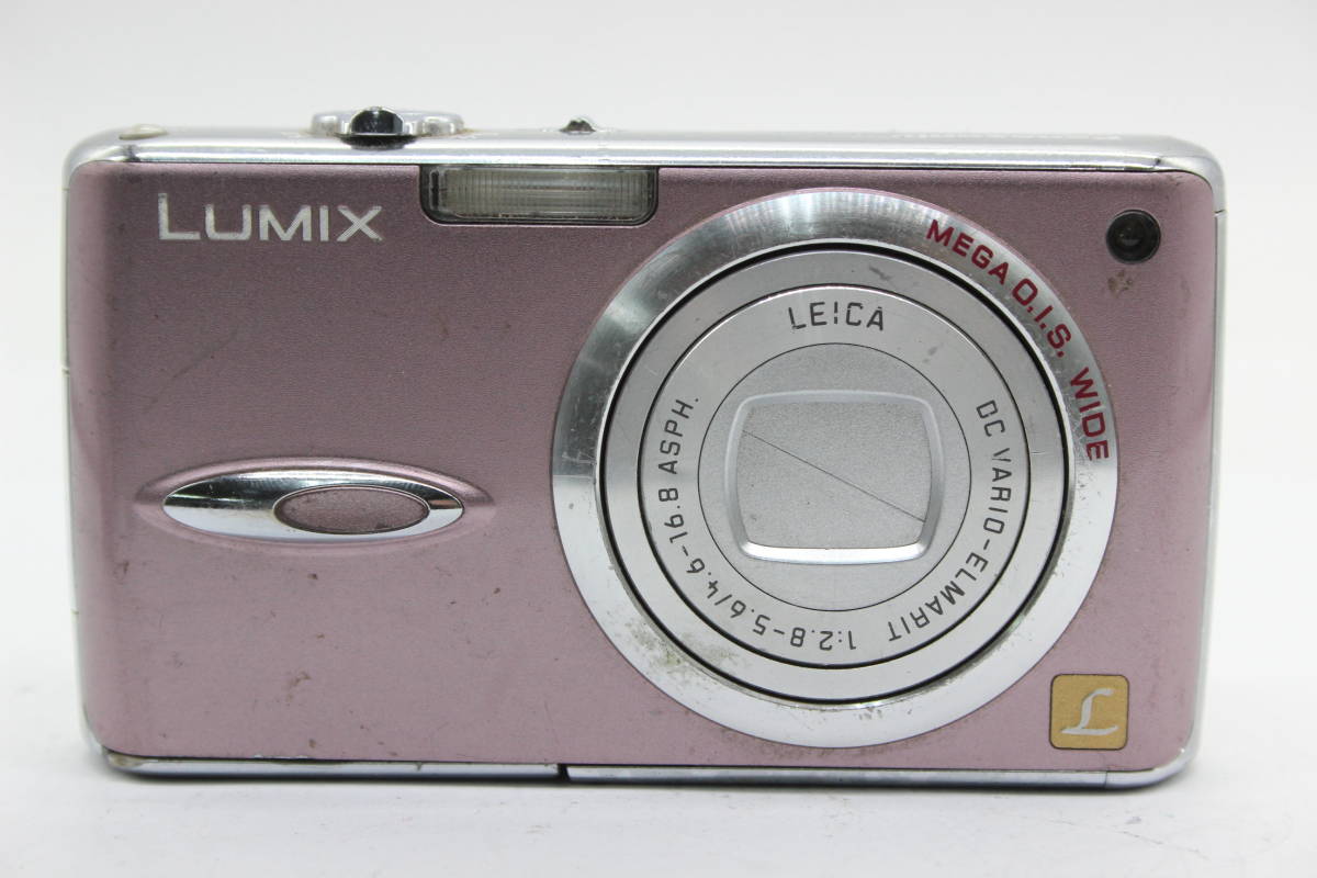 【返品保証】 パナソニック Panasonic LUMIX DMC-FX01 ピンク バッテリー付き コンパクトデジタルカメラ s4986の画像2