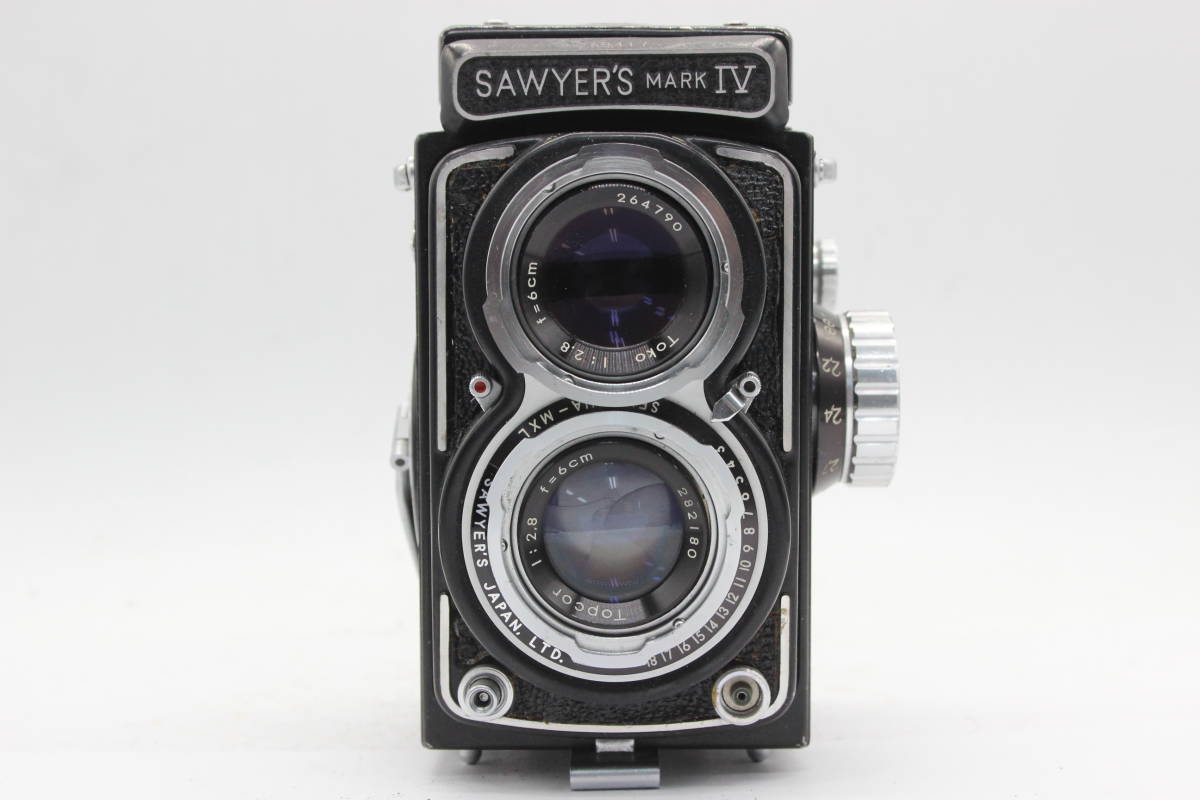 【訳あり品】 SAWYER'S MARK IV Topcor 6cm F2.8 二眼カメラ s5028_画像2