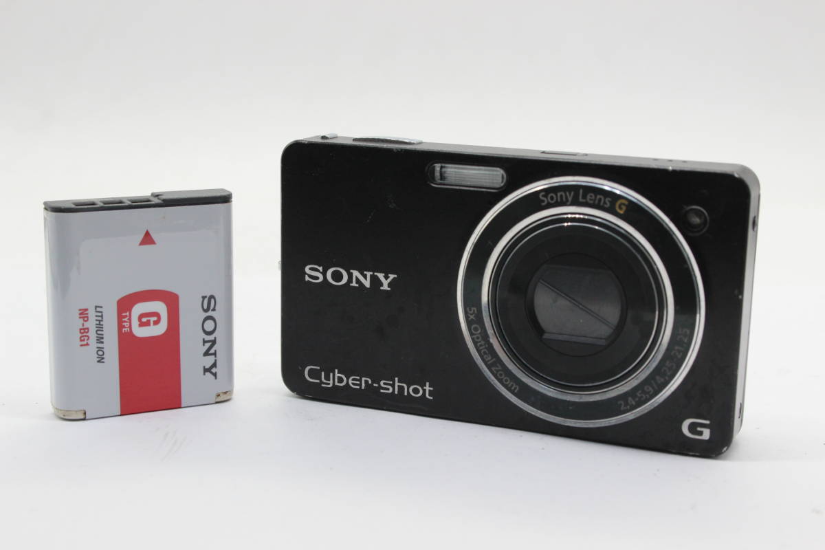 【返品保証】 ソニー SONY Cyber-shot DSC-WX1 ブラック 5x バッテリー付き コンパクトデジタルカメラ s5082_画像1