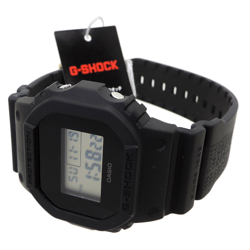 ［銀座店］CASIO カシオ G-SHOCK 5600シリーズ デジタル 40th アニバーサリー リマスター ブラック DWE-5657RE-1JR 腕時計 DH78194_画像2