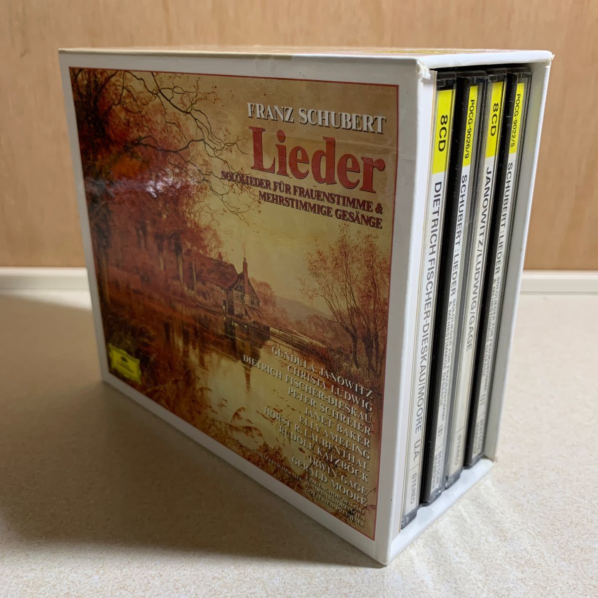 シューベルト Lieder CD8枚組の画像1