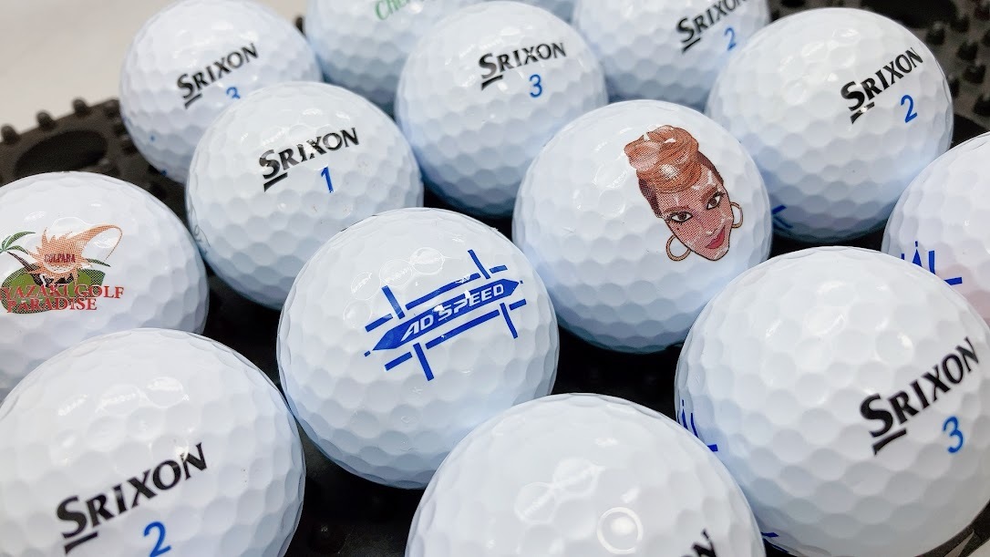 【激安】D56【美品マーカー】スリクソン SRIXON AD SPEED 2022年モデル ホワイト M級 20個【ロストボール】_画像2