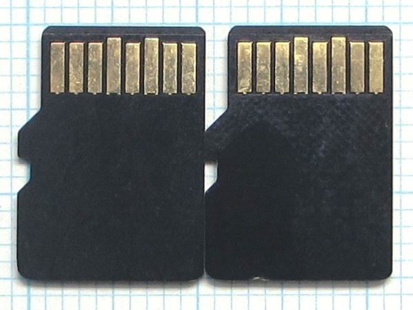 ★TOSHIBA micro SDHC メモリーカード ４GB ２枚 中古★送料６３円～_画像2