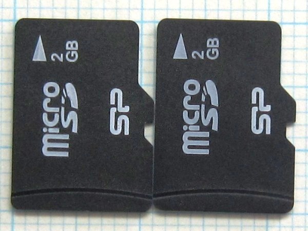 *SILICON POWER microSD карта 2GB 2 листов б/у * стоимость доставки 63 иен ~