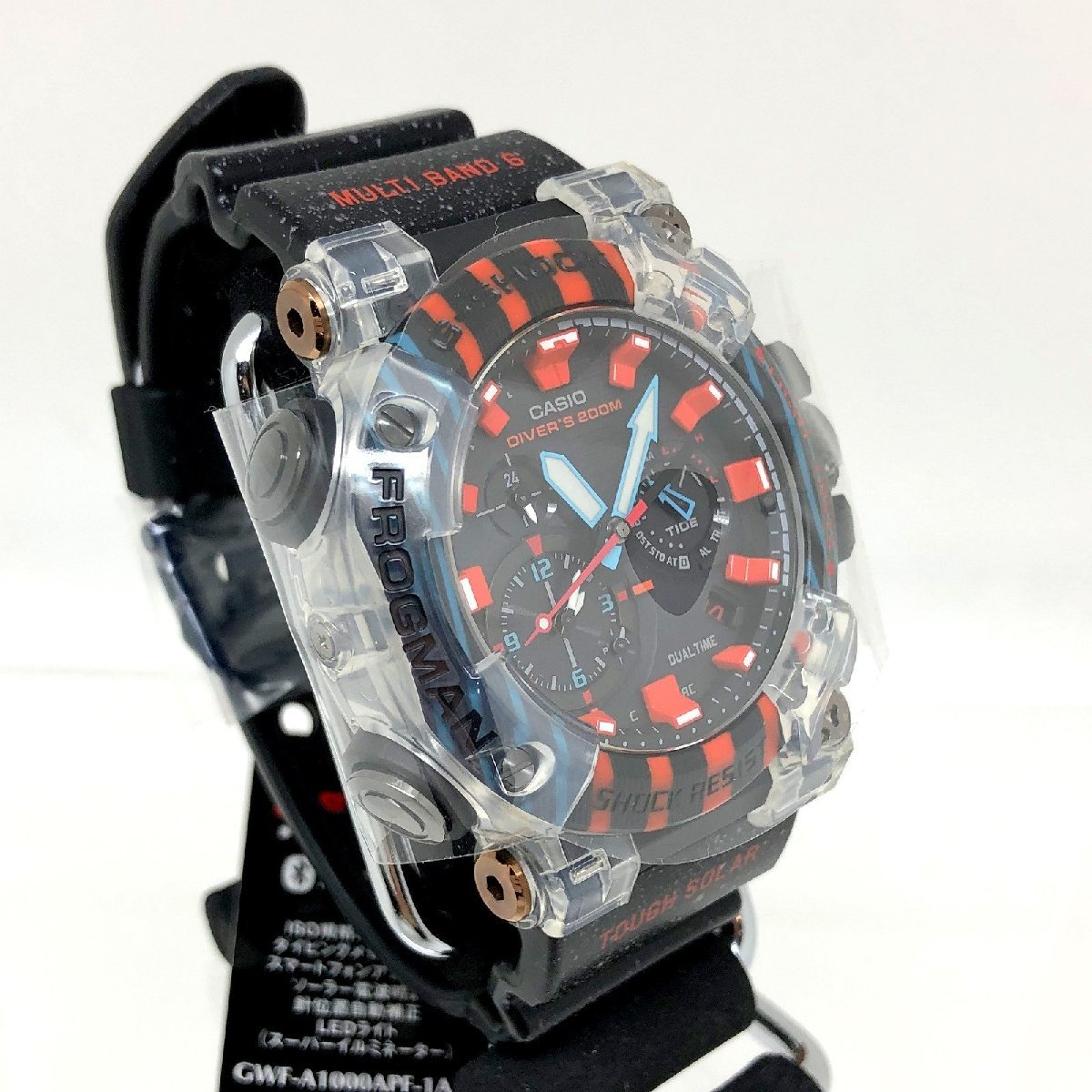 未使用品 G-SHOCK ジーショック 腕時計 GWF-A1000APF-1AJR FROGMAN フロッグマン 30周年記念 ヤドクガエル 電波ソーラー 【ITYHFN2VH8KA】_画像2