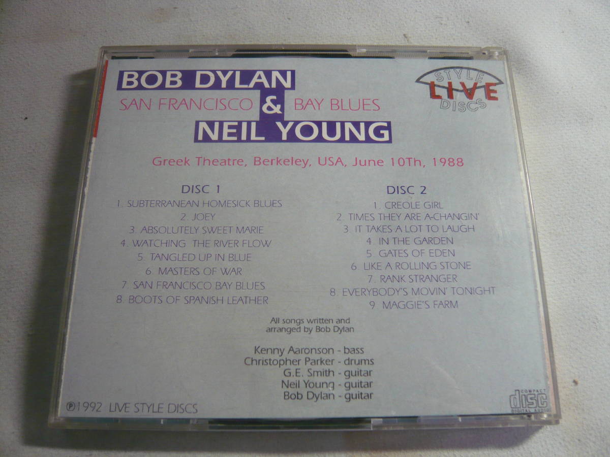 CD２セット☆BOB DYLAN:DESIRE/Bob Dylan＆Neil Young-San Francisco Bay Blues☆中古_画像2