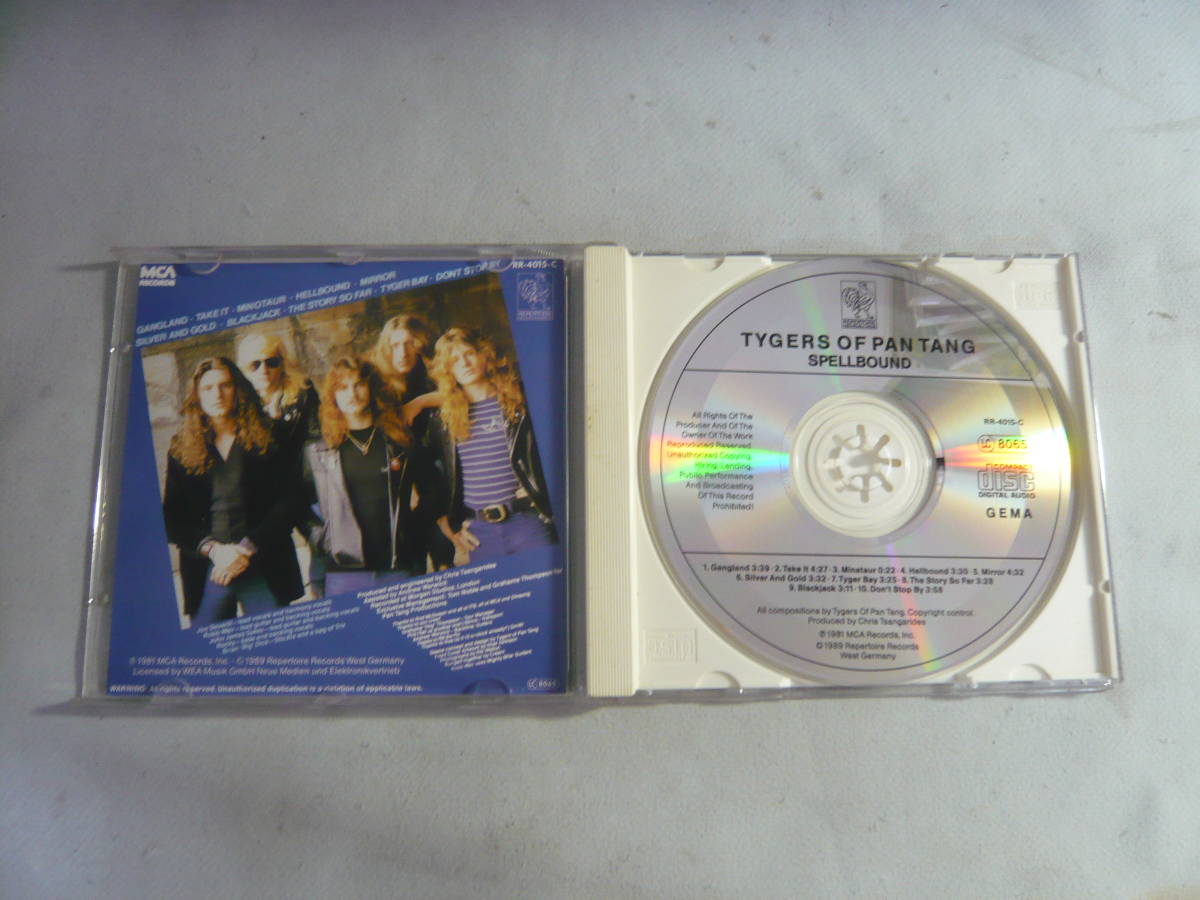 CD[TYGERS OF PAN TANG：Spellbound]中古_画像2