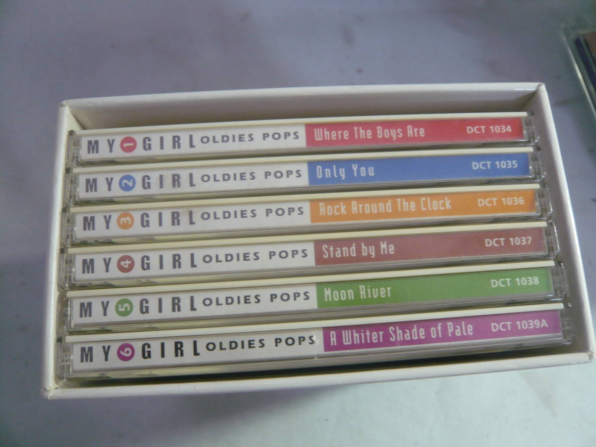 レ　CD6枚セット[MY GIRL OLDIES POPS:Where The Are/Only You/Rock Around the Clock/Stand by Me/Moon River 他]中古_画像5