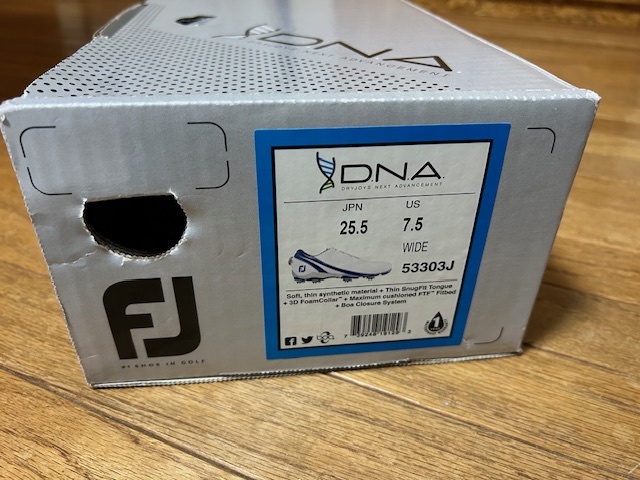 FootJoy フットジョイ ゴルフシューズ DNA (D.N.A) Boa ５３３０３J　25.5cm　中古品 !!_画像2
