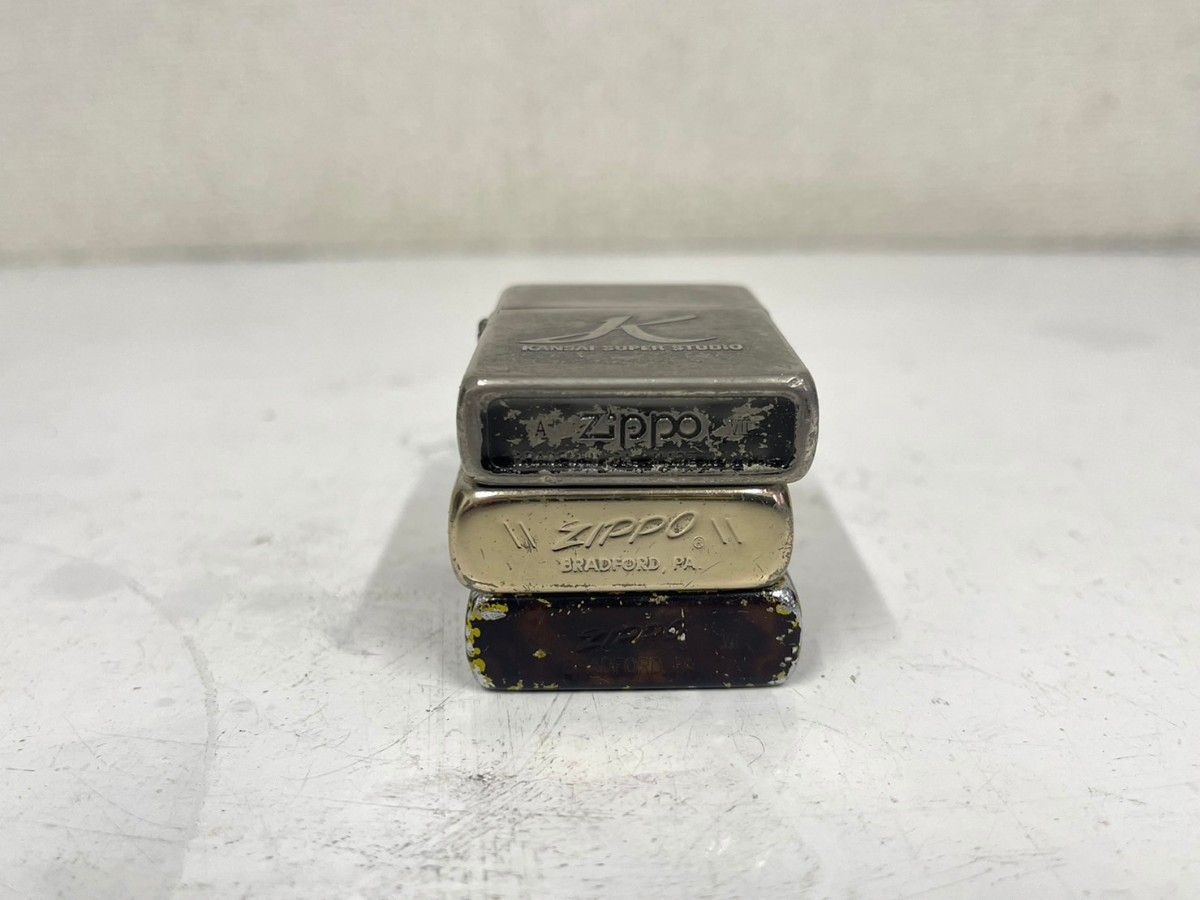 E922　Zippo　ジッポー　ジッポライター　オイルライター　3点まとめて　まとめ売り _画像2