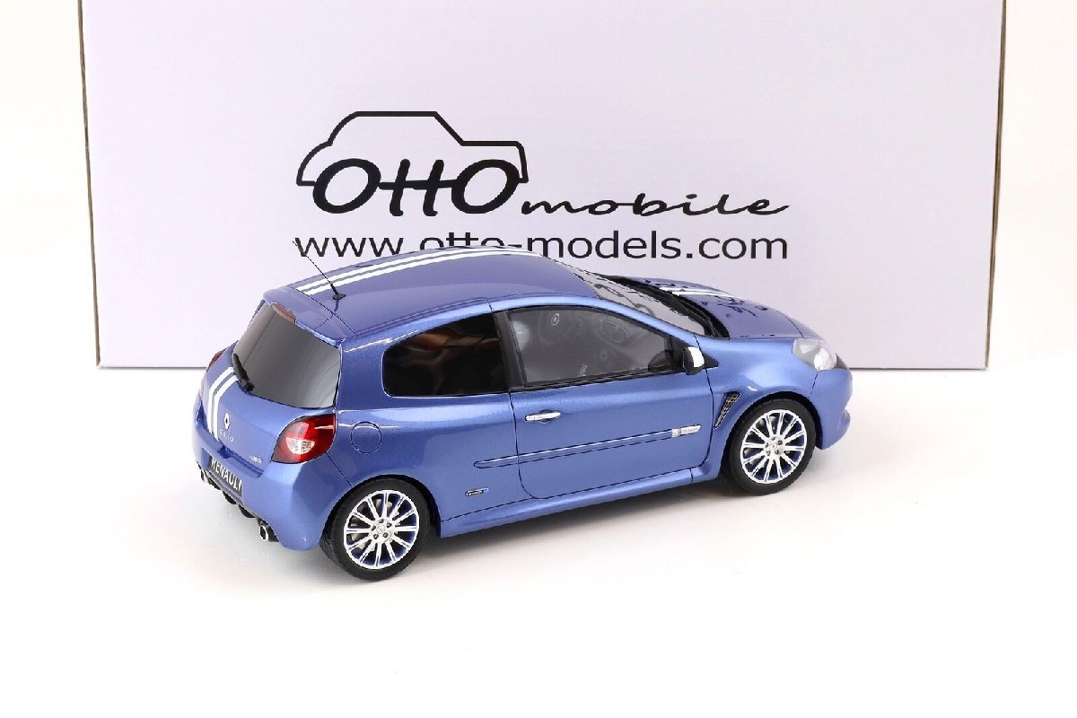 Otto Mobile オットモビル 1/18 2012年モデル ルノー Renault Clio 3 RS Gordini Blue Matte TE RNT ブルー_画像2
