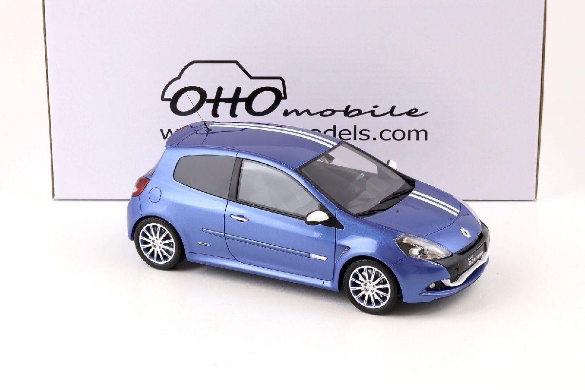 Otto Mobile オットモビル 1/18 2012年モデル ルノー Renault Clio 3 RS Gordini Blue Matte TE RNT ブルー_画像3