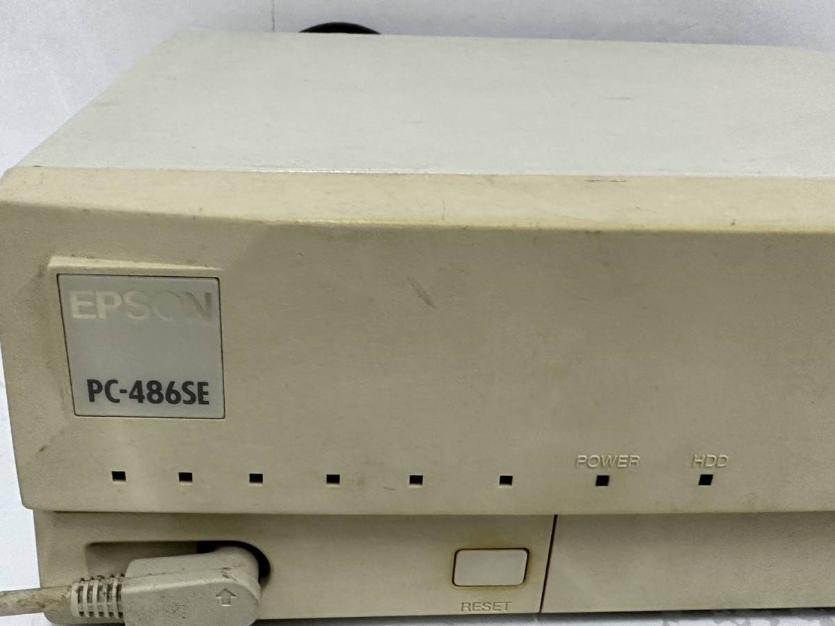 EPSON エプソン　PC-486SE 旧型PC キーボード&マウス付_画像5