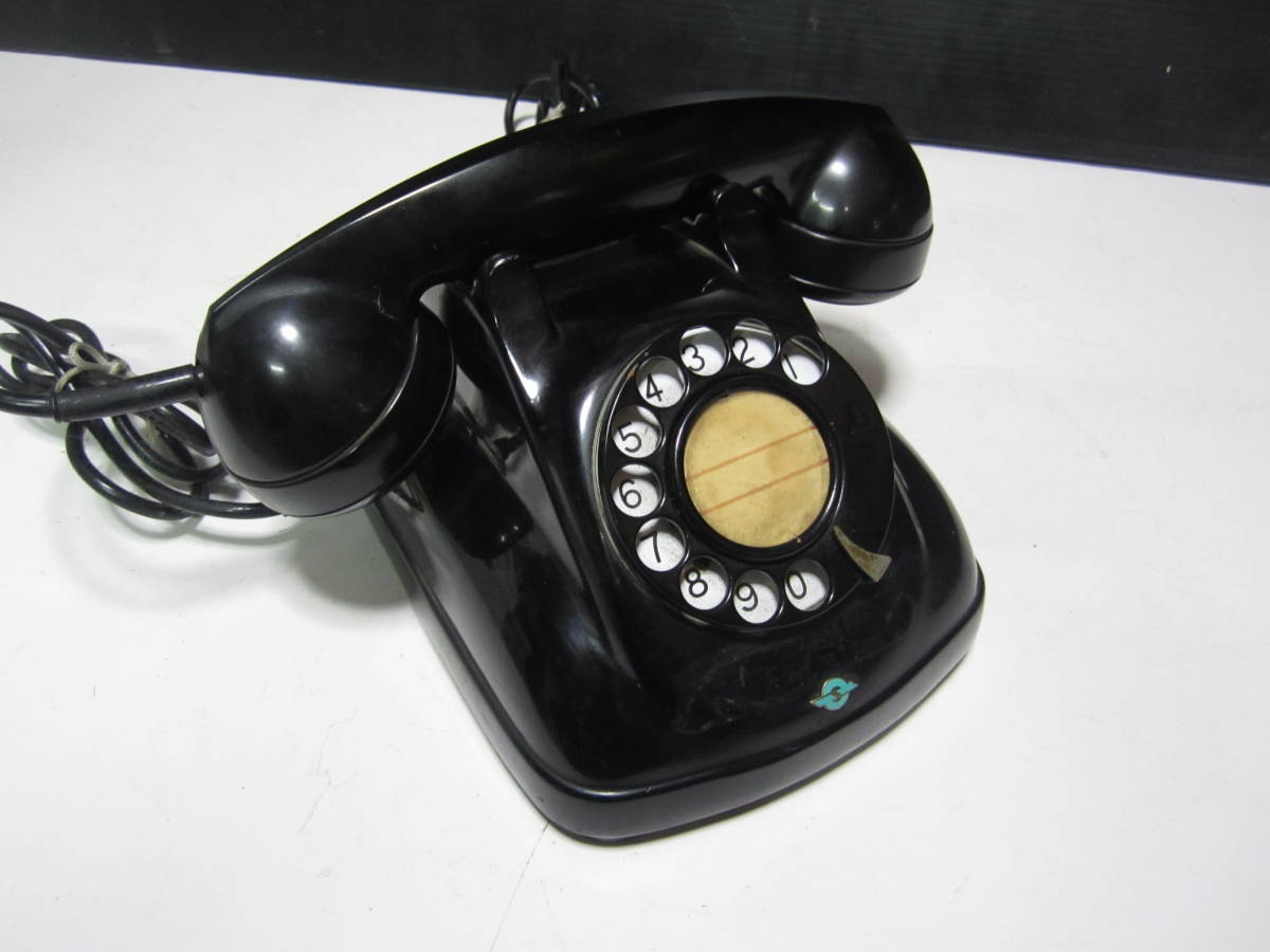 旧電電公社　黒電話機　4号A自動式　昭和43年　昭和レトロ_画像3