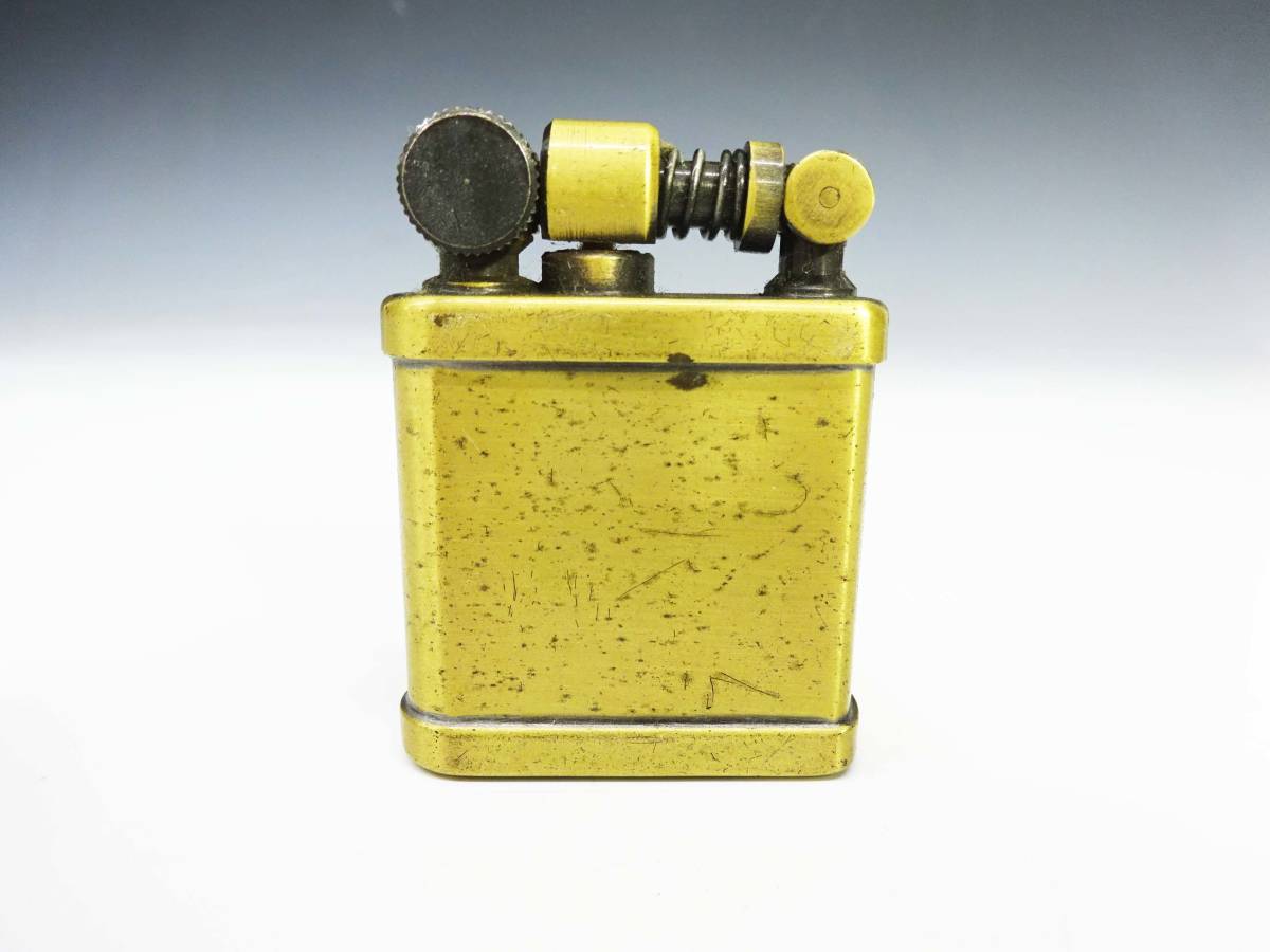 ●(KC) TAKEO KIKUCHI オイルライター 真鍮 BRASS 火花OK 喫煙グッズ コレクション タケオキクチ 検索用：ZIPPO ジッポ_画像2