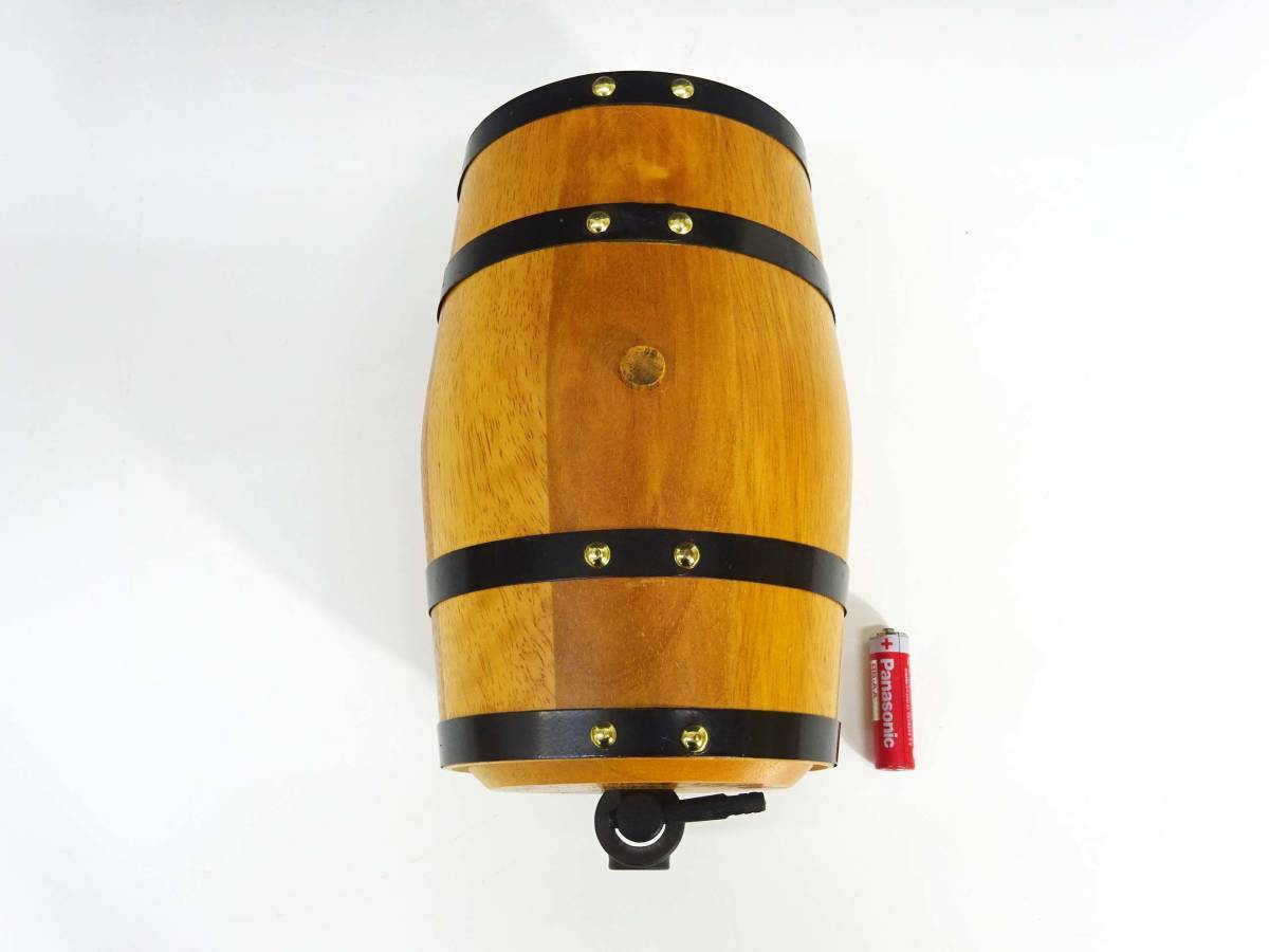 ◆(NS) WHYTE＆MACKAY ホワイト＆マッカイ 木製 樽型ボトル スコッチ ウィスキー SCOTCH WHISKY 中身なし ディスプレイ コレクションの画像5