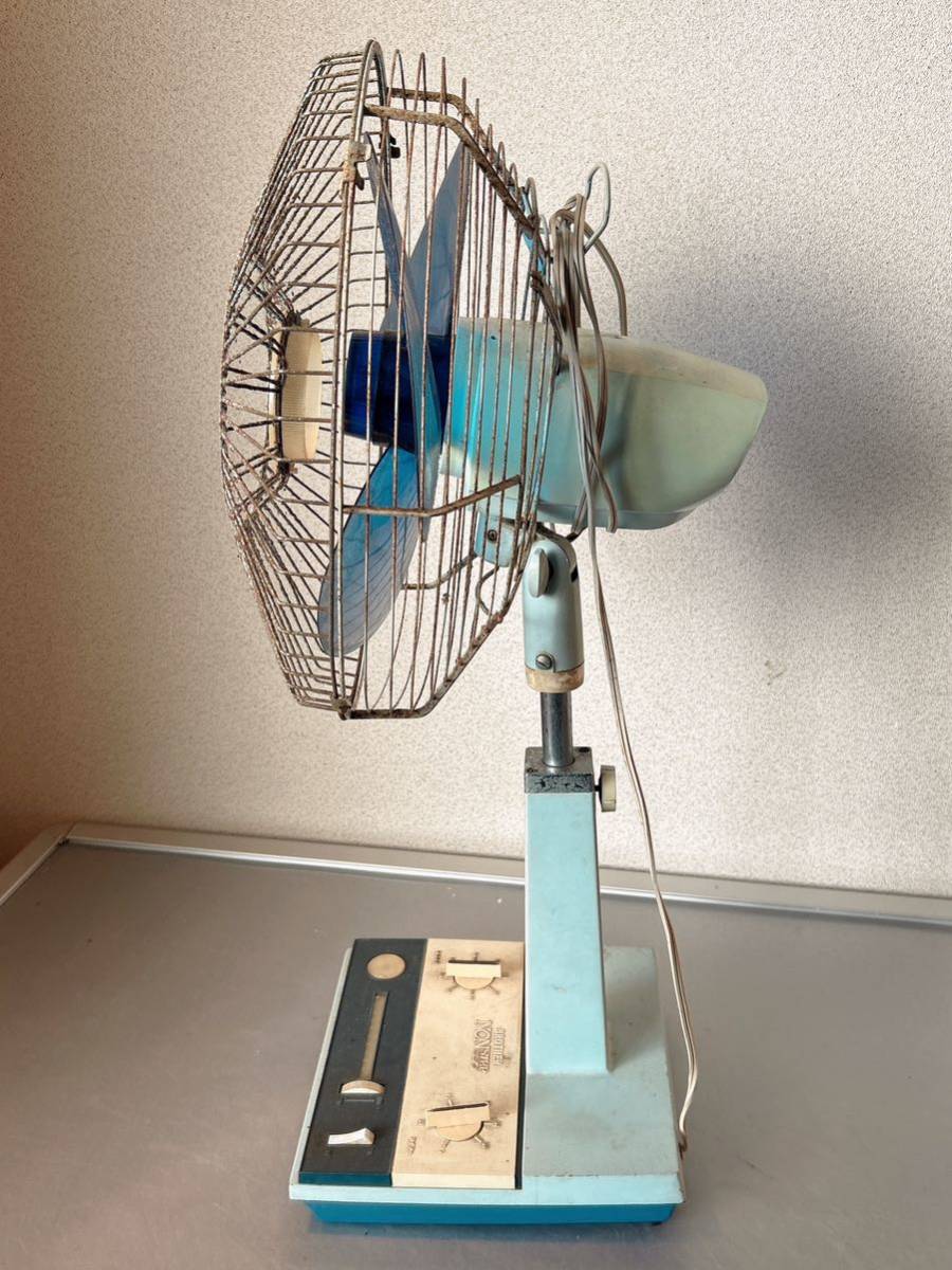 BROTHER ブラザー 扇風機 F35-121 NONSTEP350 昭和 レトロ 通電確認済み 中古現状品 ジャンク_画像2