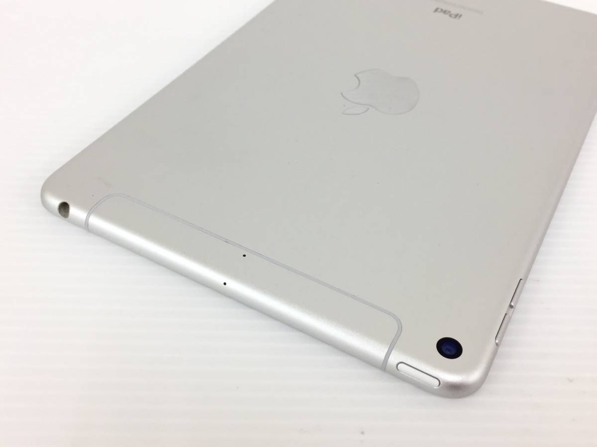 〇au iPad mini 第5世代 Wi-Fi+Cellularモデル 64GB A2124(MUX62J/A) シルバー 〇判定 動作品_画像7