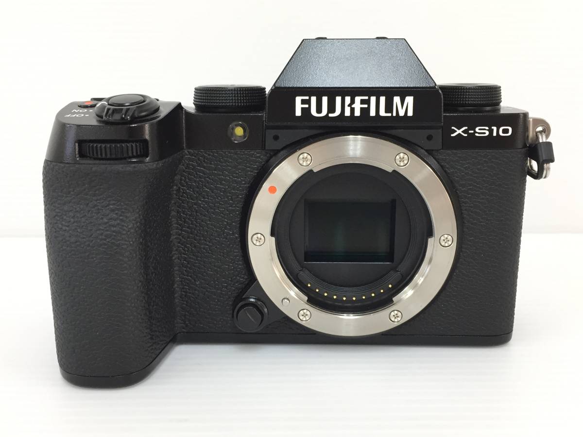 〇【良品】FUJIFILM 富士フイルム X-S10 ミラーレスデジタルカメラ ボディ 動作品_画像2