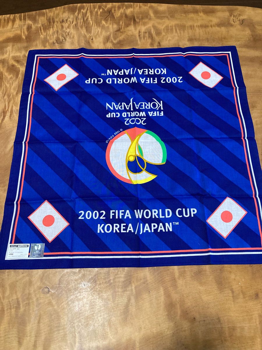 バンダナ　2002FIFA 日韓ワールドカップ　競技場内限定商品