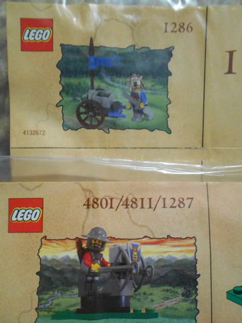 LEGO1286/1287 2点セットで キングレオのカート/リチャードのアローシート 廃盤品_画像1