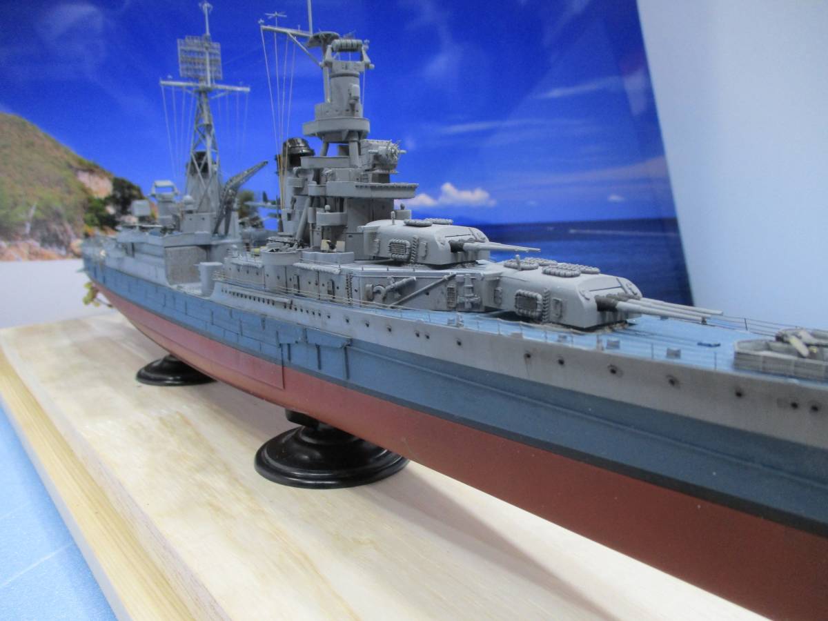 1/350 アメリカ海軍巡洋艦『インディアナポリス』完成品_画像3