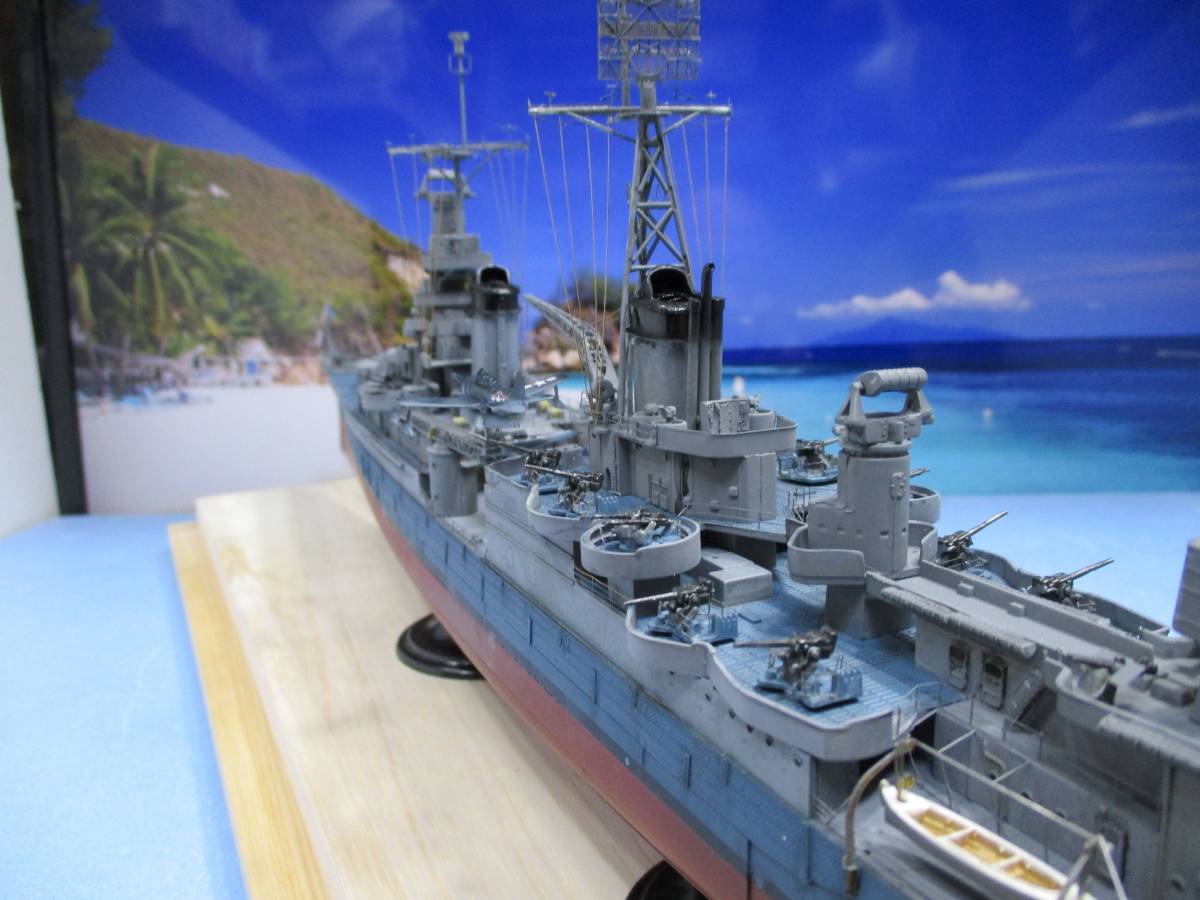 1/350 アメリカ海軍巡洋艦『インディアナポリス』完成品_画像5