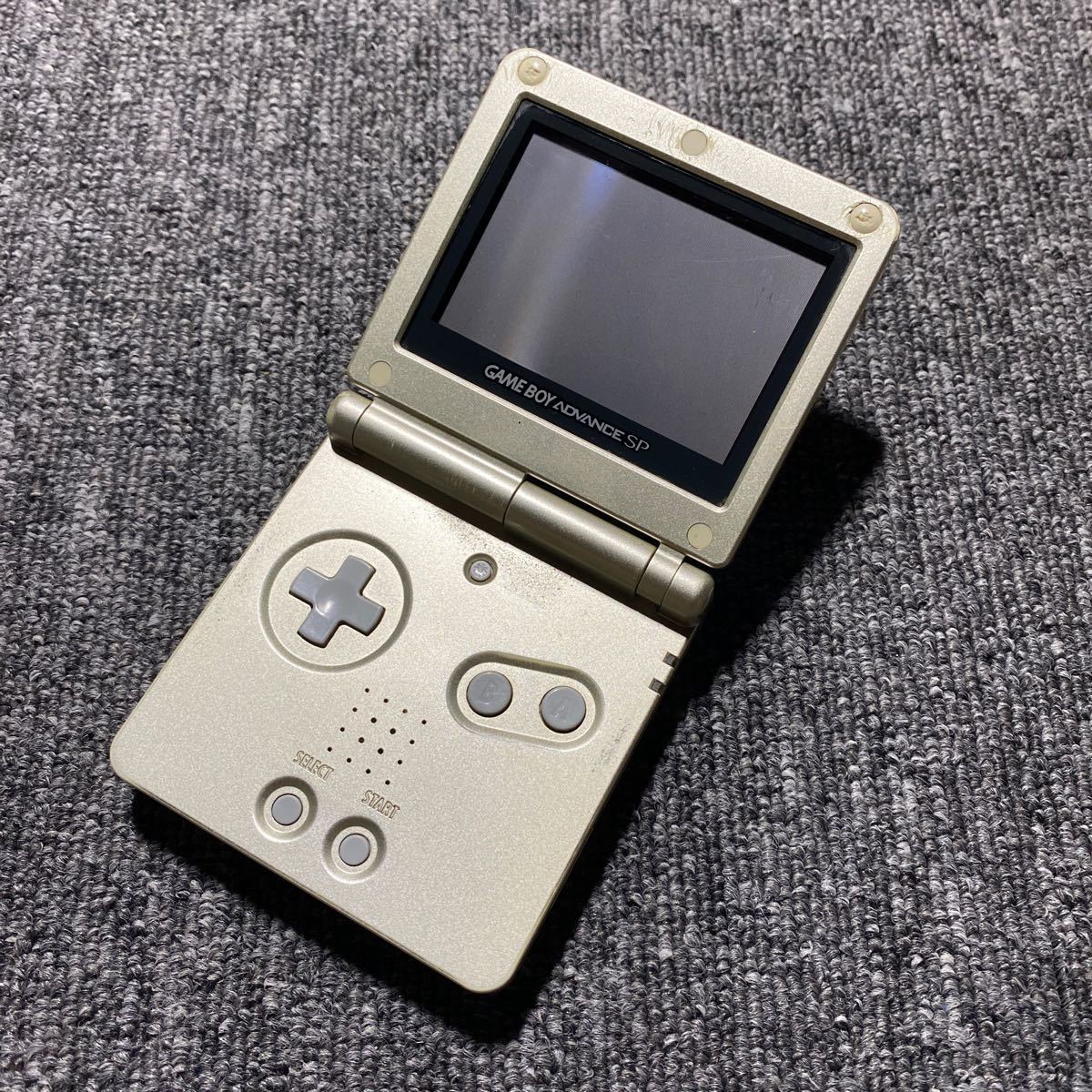 GBA ゲームボーイアドバンスSP スターライトゴールド 充電器付き XJH13016564